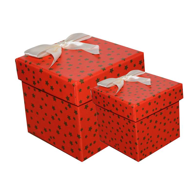 جعبه هدیه مدل مکعبی 01 مجوعه 2 عددی