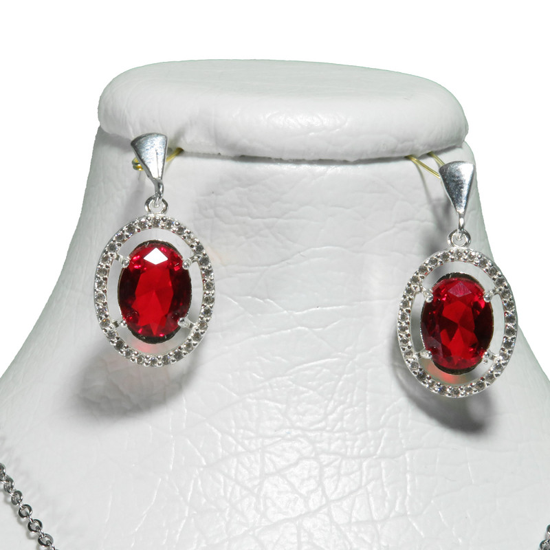 نیم ست نقره زنانه کد AV174-S10 C5