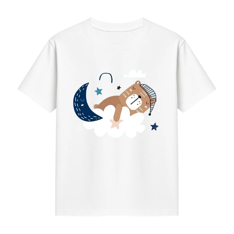 تی‌شرت آستین کوتاه دخترانه مدل تدی کد p3 