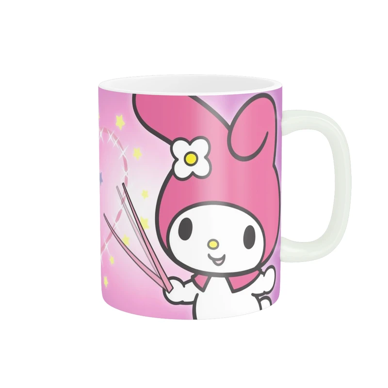 ماگ پاد آفرین مدل کارتونی عروسکی طرح ملودی دخترونه ترند کد p10788