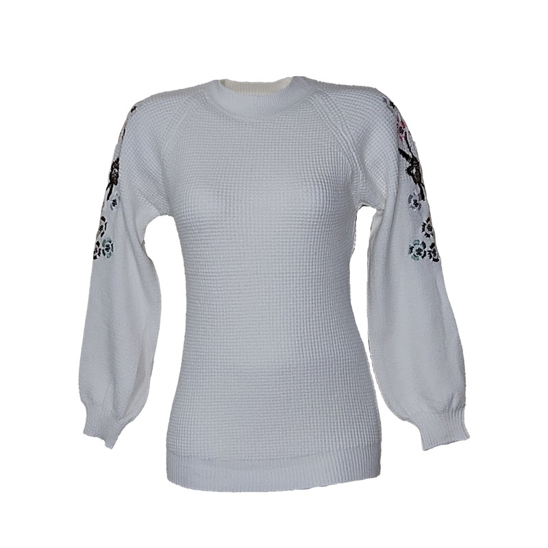 پلیور زنانه مدل گلدوزی شده