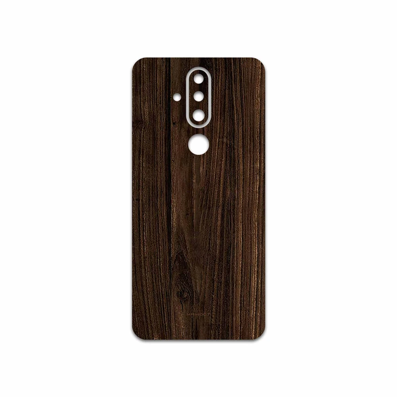 برچسب پوششی ماهوت مدل Dark Walnut Wood مناسب برای گوشی موبایل نوکیا X71