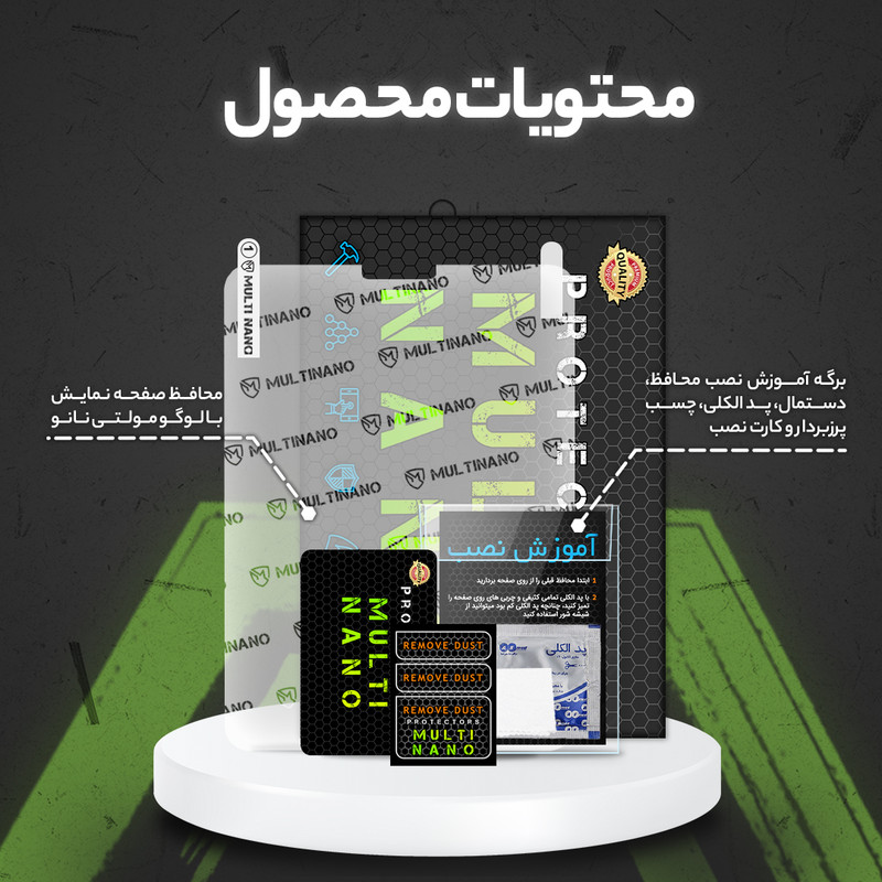 محافظ صفحه نمایش مات مولتی نانو مدل X-S1M مناسب برای تبلت  اپل iPad 11 2025