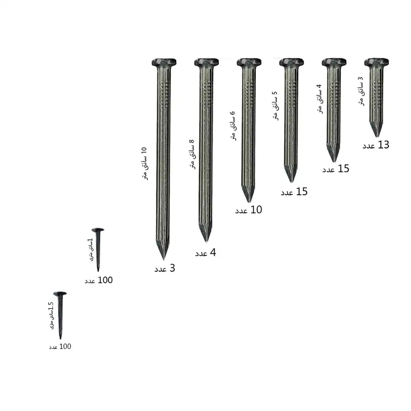 میخ مدل IRANO_MIKH260 مجموعه 260 عددی