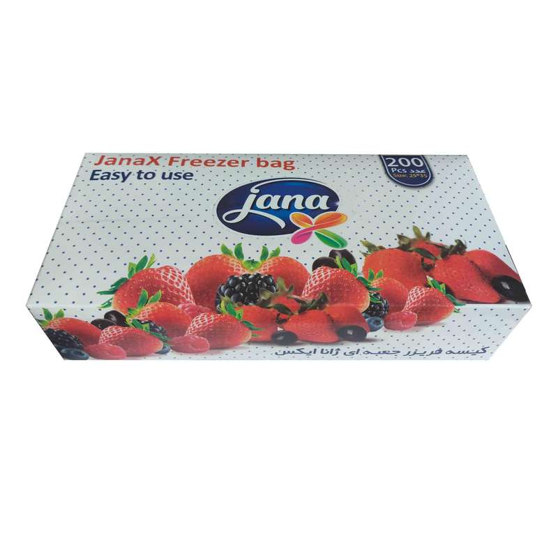 کیسه فریزر ژانا مدل 031 بسته 200 عددی