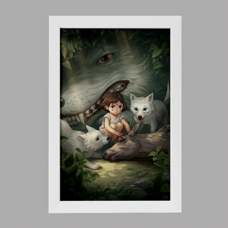 تابلو خندالو مدل سان انیمه پرنسس مونونوکه کد 34121