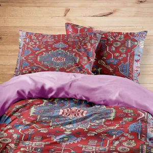 سرویس روتختی مدوپد طرح فرش نهاوند مدل C-Nahavand13 یک نفره 4 تکه