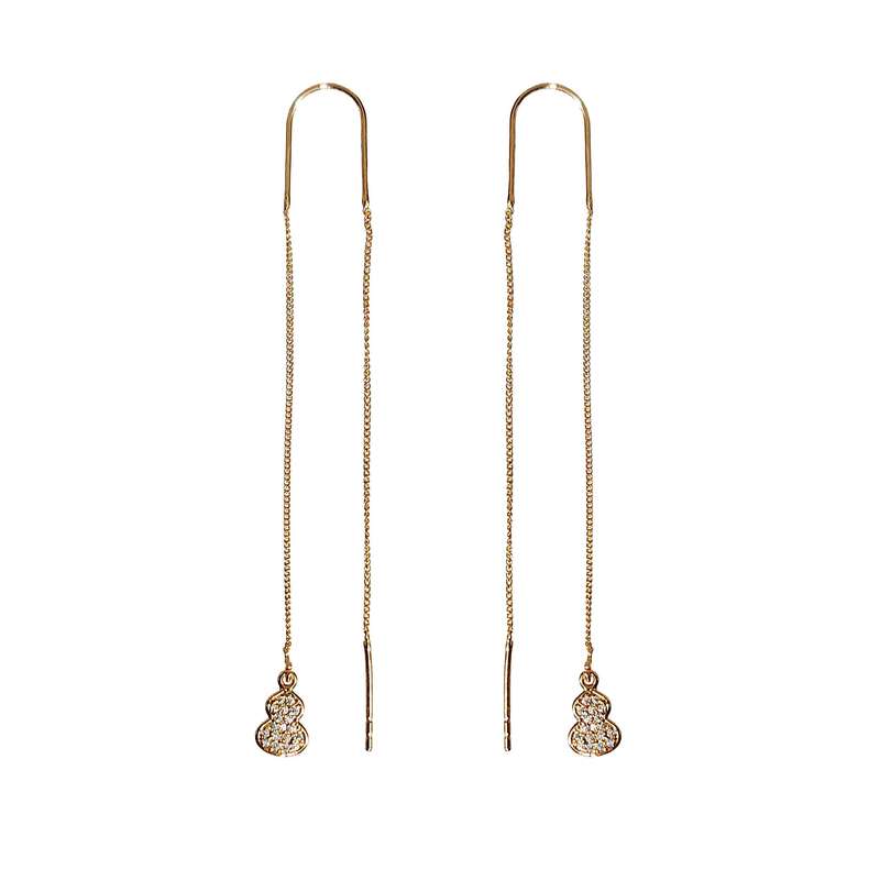 گوشواره زنانه ژوپینگ مدل بخیه ای XP19-2