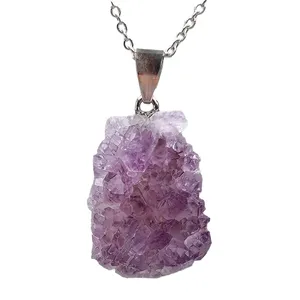 گردنبند دخترانه مدل آمیتیست کد 11-148