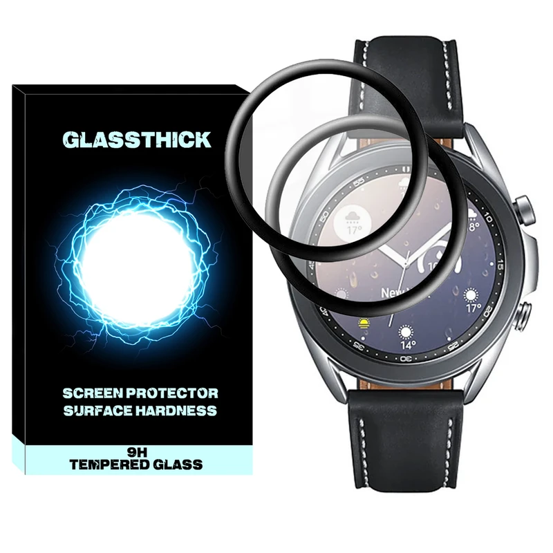 محافظ صفحه نمایش نانو گلستیک مدل Pmma-GL مناسب برای ساعت هوشمند سامسونگ Galaxy Watch 3 41mm بسته دو عددی