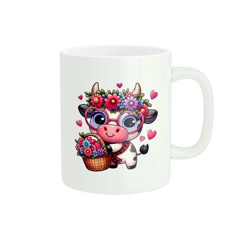 ماگ پاد آفرین مدل عشق طرح کارتونی کیوت کد PM1597