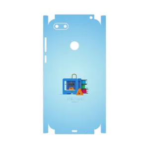 MAHOOT 3D Printer-FullSkin Cover Sticker for Motorola Moto E6 Play