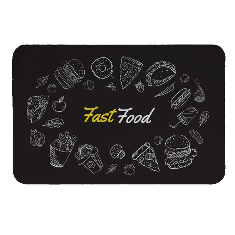 پادری طرح fast food کد 8253 سایز 110× 80 سانتی متر