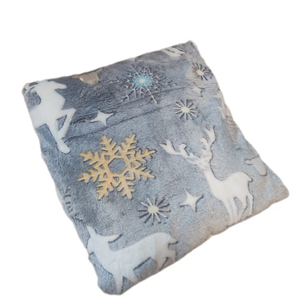 پتو مسافرتی 1 نفر مدل گوزن زمستانی سایز 150x200 سانتی‌متر