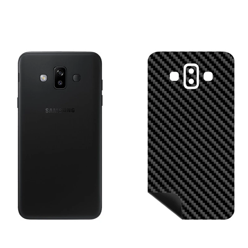 برچسب پوششی بستور مدل BT-Fiber طرح فیبر کربن مناسب برای گوشی موبایل سامسونگ Galaxy J7 Duo
