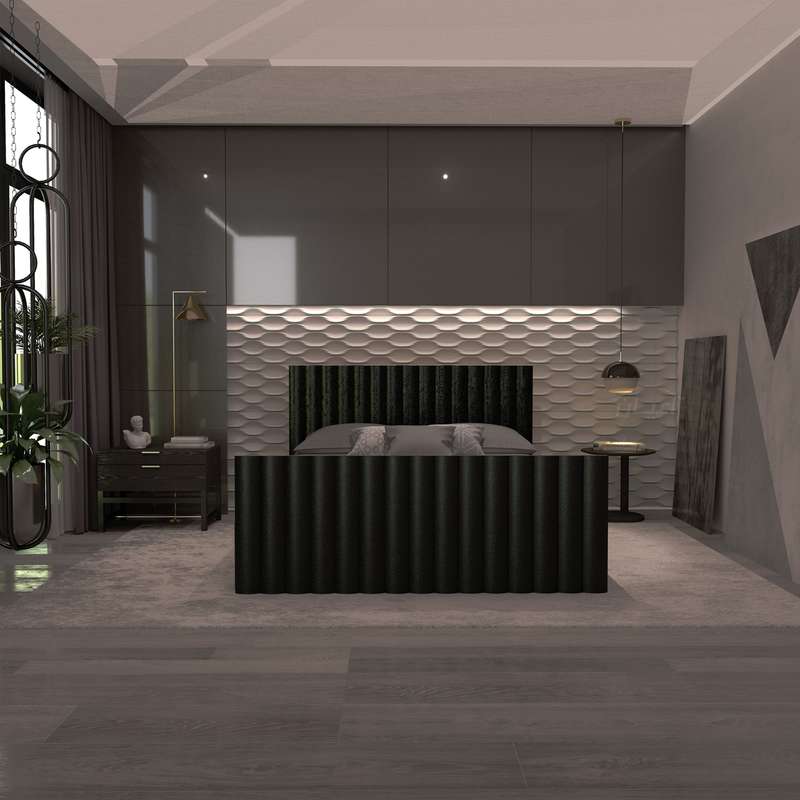      تخت خواب دونفره اعیان مدل FH377 سایز 160x200 سانتی متر