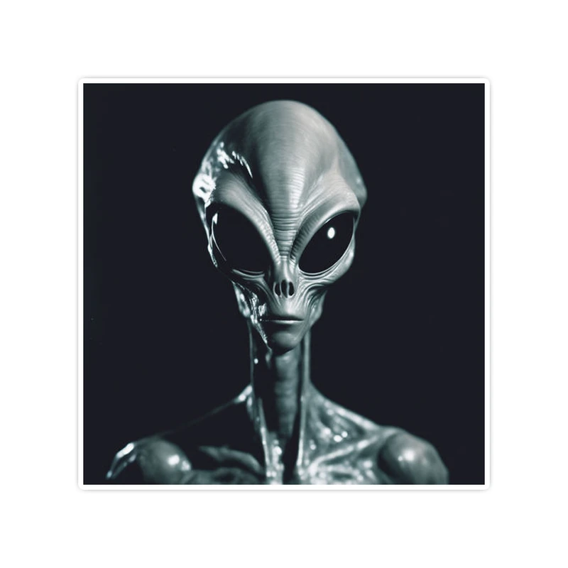 استیکر لپ تاپ و موبایل گوفی طرح آدم فضایی مدل Alien Solo