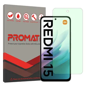Promate Eye Care model anti green screen protector suitable for Xiaomi Redmi 15 4G mobile phone