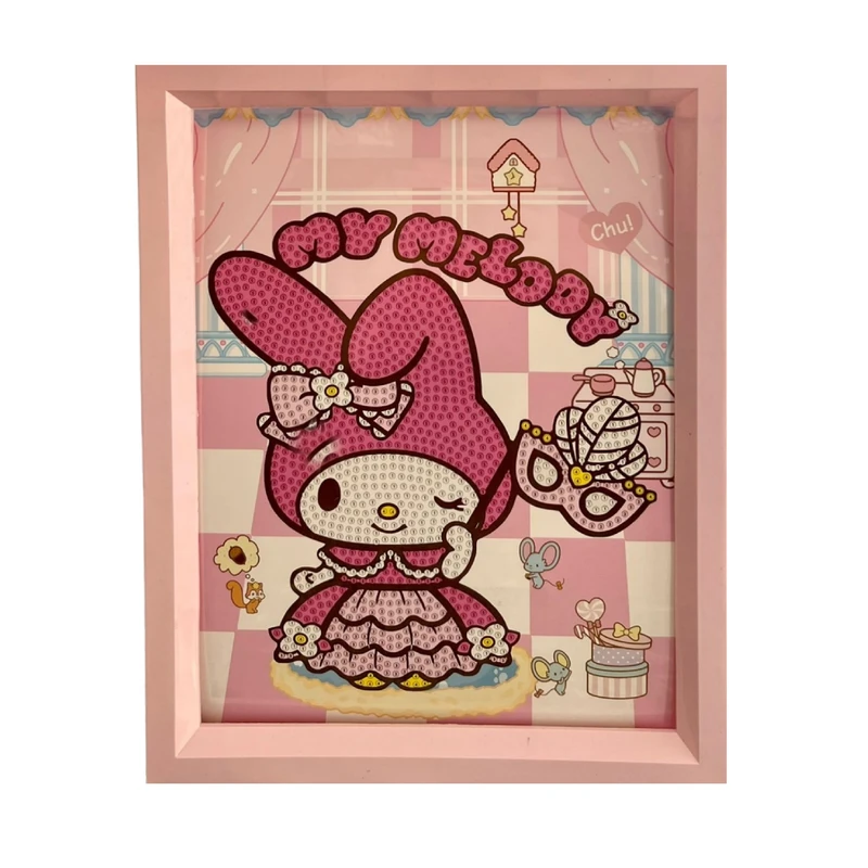 بازی آموزشی مدل ساخت تابلو نقاشی الماسی طرح ملودی کد 04