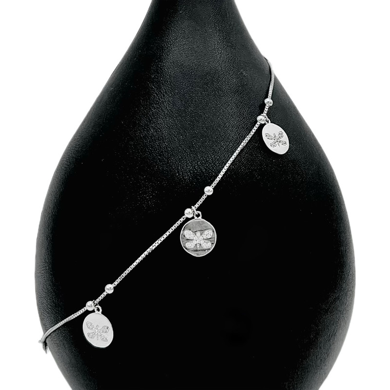 پابند نقره زنانه مدل PS502