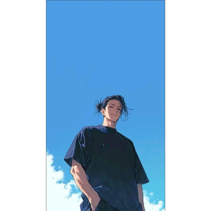 پوستر بوم استیکر طرح انیمه Jujutsu Kaisen مدل Geto کد P92