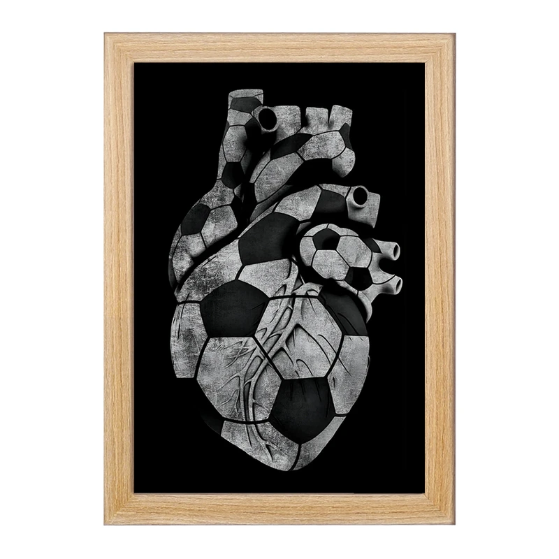 تابلو خندالو مدل قلب فوتبالی کد F4816