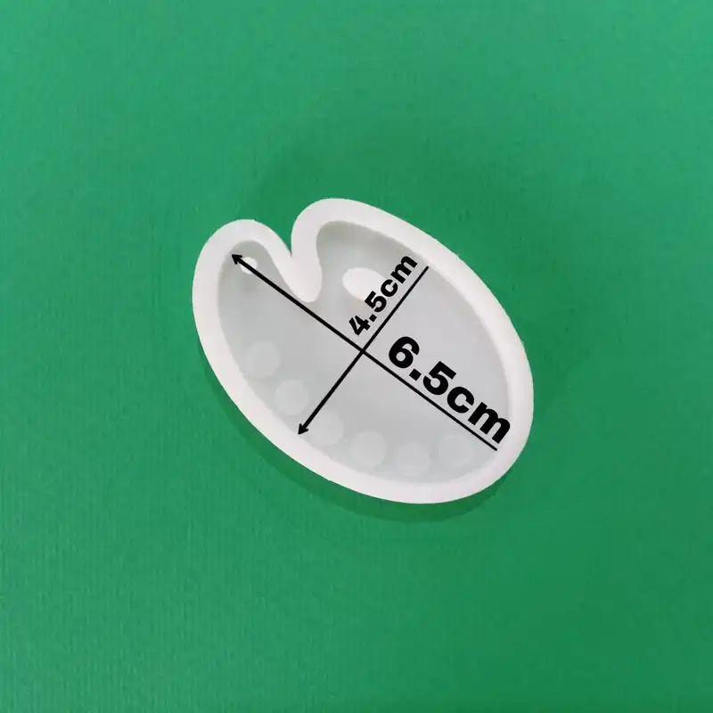 قالب رزین مدل جاکلیدی طرح پالت نقاشی