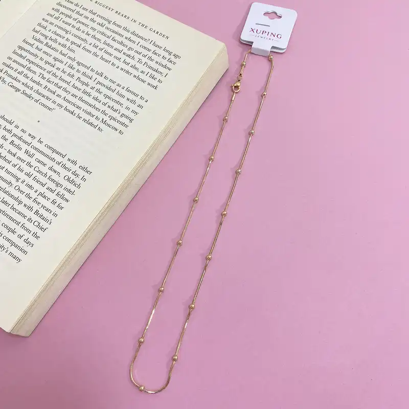 گردنبند زنانه ژوپینگ مدل توپی کد N3547