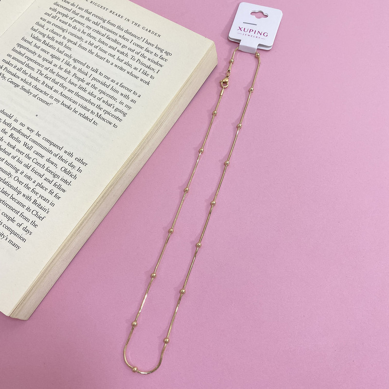 گردنبند زنانه ژوپینگ مدل توپی کد N3547 گردنبند زنانه ژوپینگ مدل توپی کد N3547