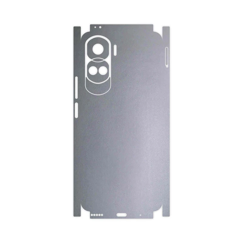 برچسب پوششی ماهوت مدل Matte-Silver-FullSkin مناسب برای گوشی موبایل آنر 90 Lite
