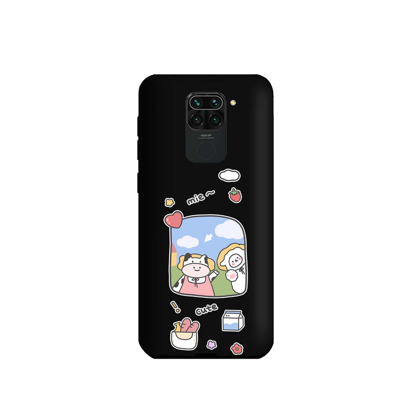 کاور طرح گوساله کیوت کد m2919 مناسب برای گوشی موبایل شیائومی Redmi Note 9 / Redmi 10X 4G