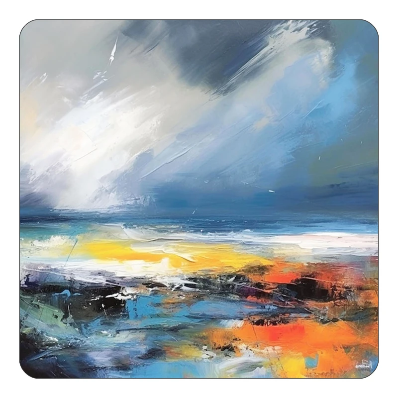 مگنت کاکتی طرح نقاشی رنگ روغن مدل mp69429