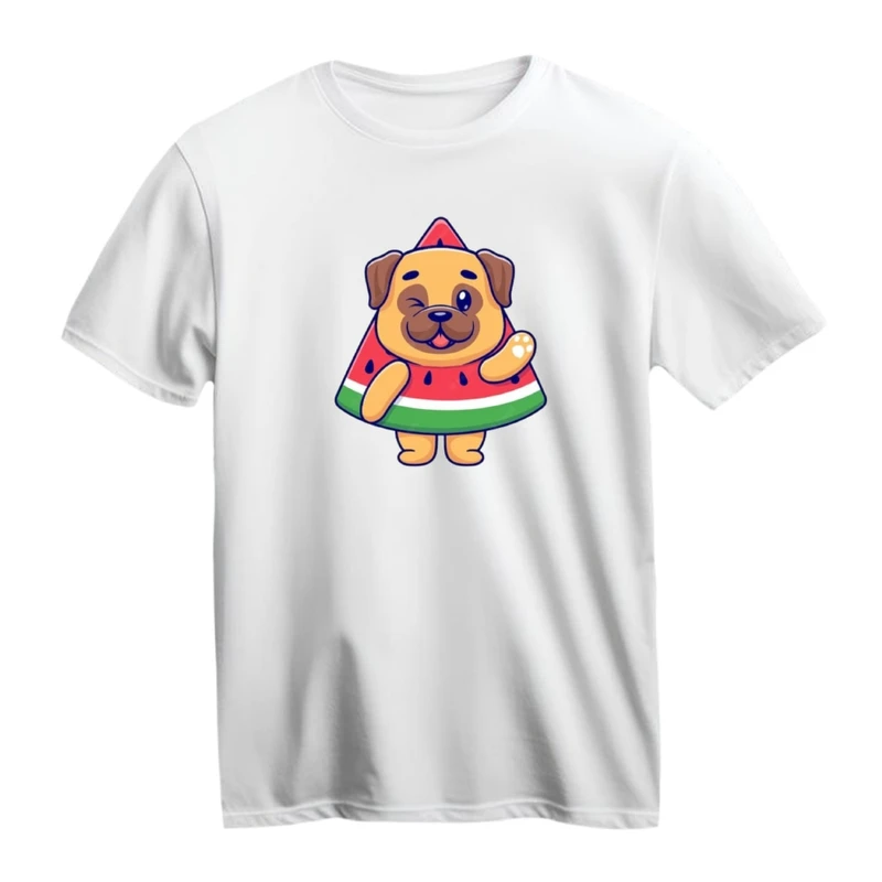 تی شرت آستین کوتاه زنانه مدل سگ یلدایی کد 2