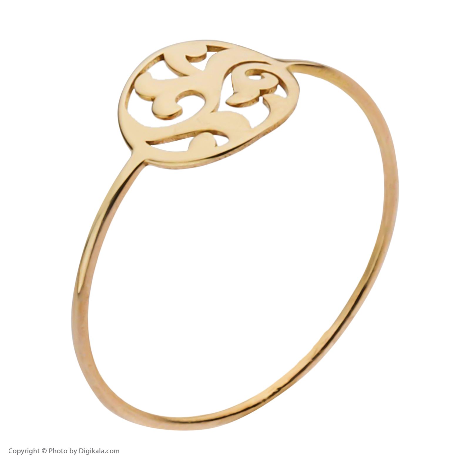 انگشتر طلا 18 عیار زنانه مایا ماهک مدل MR0901 سایز 55 -  - 3