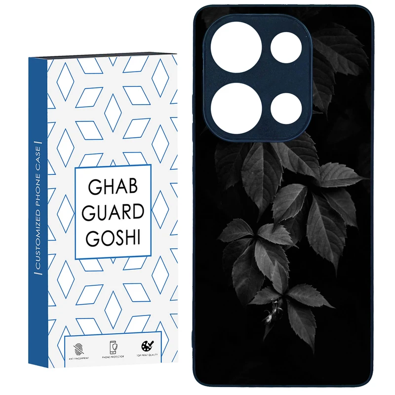 کاور قاب گارد گوشی طرح برگ کد TPU-187 مناسب برای گوشی موبایل شیائومی Redmi Note 13 Pro 4G / Poco M6 Pro 4G