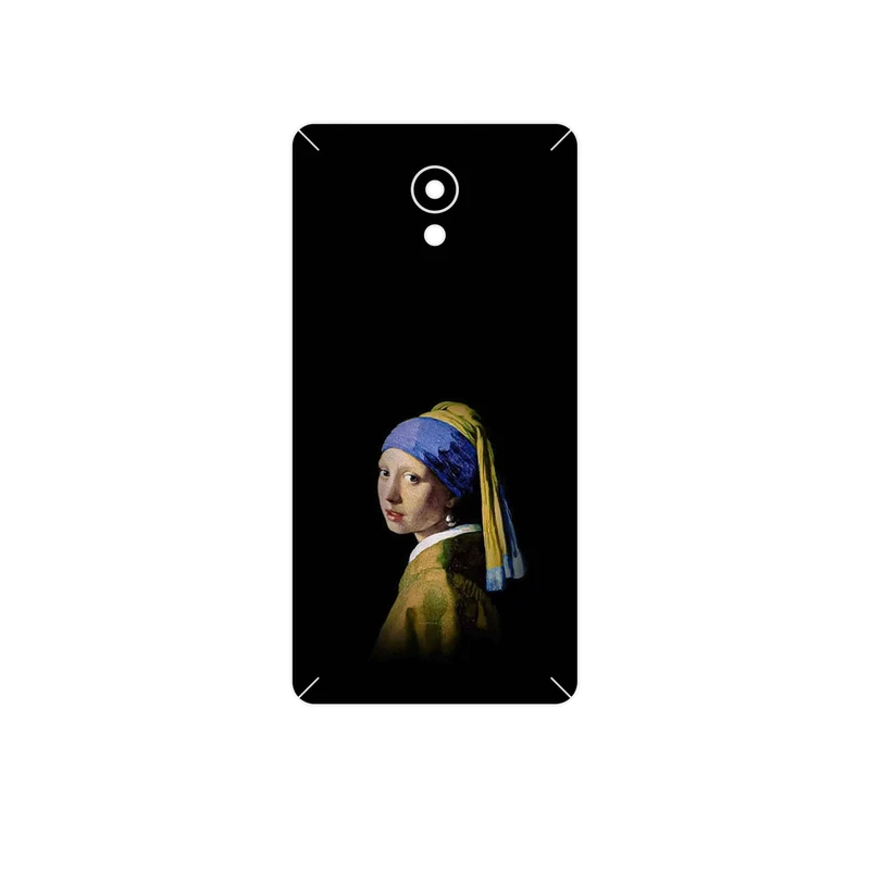 برچسب پوششی ماهوت مدل Girl with a Pearl Earring of Vermeer مناسب برای گوشی موبایل لنوو Vibe P2