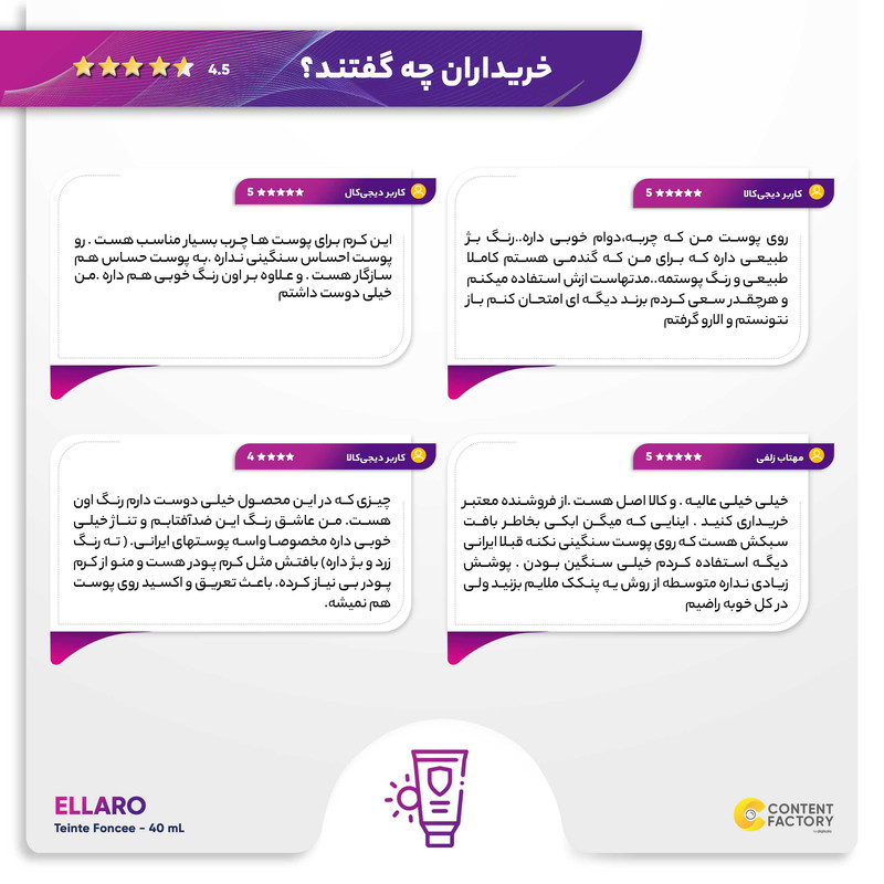 کرم ضد آفتاب رنگی الارو SPF50 مدل Teinte Foncee مناسب پوست های چرب حجم 40 میلی لیتر کرم ضد آفتاب رنگی الارو SPF50 مدل Teinte Foncee مناسب پوست های چرب حجم 40 میلی لیتر