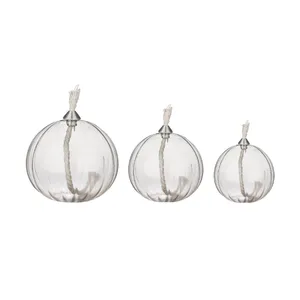 شمع مدل کروی شیاردار مجموعه سه عددی