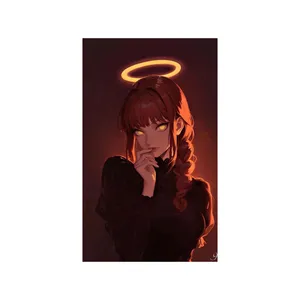 استیکر لپ تاپ و موبایل مدل انیمه طرح مرد اره ای ماکیما Chainsaw Man Makima کد 3249