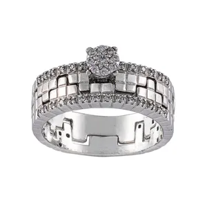 انگشتر نقره زنانه جواهری سون مدل 2687