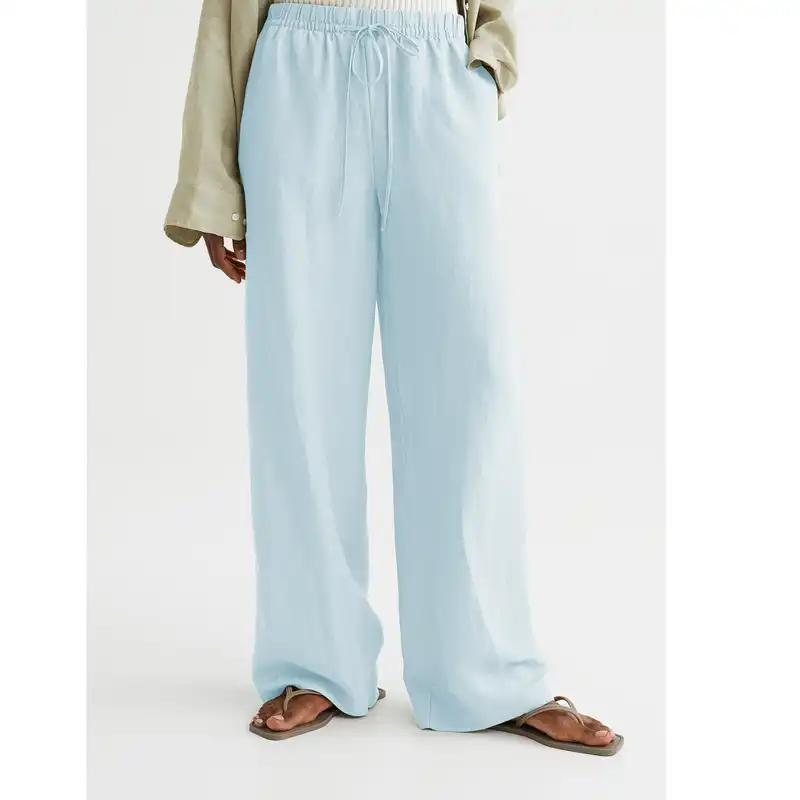 شلوار زنانه مدل لینن بگ کد 150i