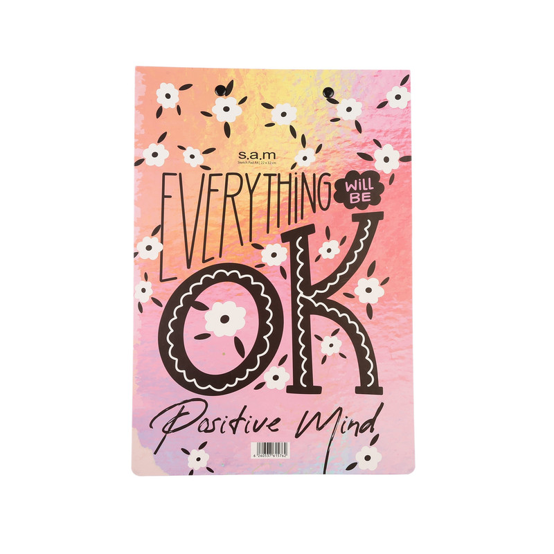 تخته شاسی سم طرح Positive Mind سایز A4