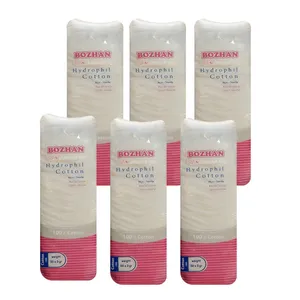 پنبه هیدروفیل بوژان مدل Cotton وزن 50 گرم مجموعه 6 عددی