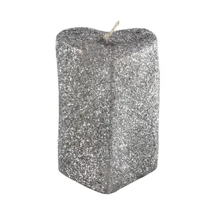 شمع مدل استوانه قلب اكليلي 