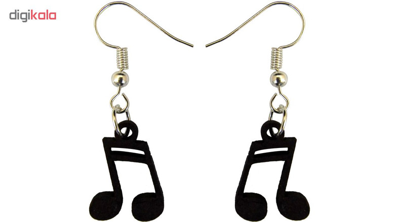 گوشواره برندزکالا طرح نت دولا چنگ مدل BK-348 تک سایز گوشواره برندزکالا طرح نت دولا چنگ مدل BK-348 تک سایز