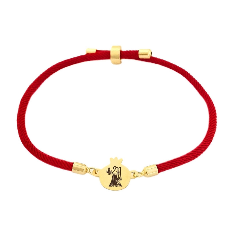 دستبند طلا 18 عیار زنانه لیردا مدل ماه تولد شهریور nar