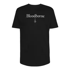 تی شرت لانگ آستین کوتاه  مردانه مدل BLOODBORNE کد P057 رنگ مشکی