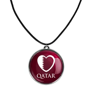 گردنبند خندالو مدل پرچم قطر کد 2043220439