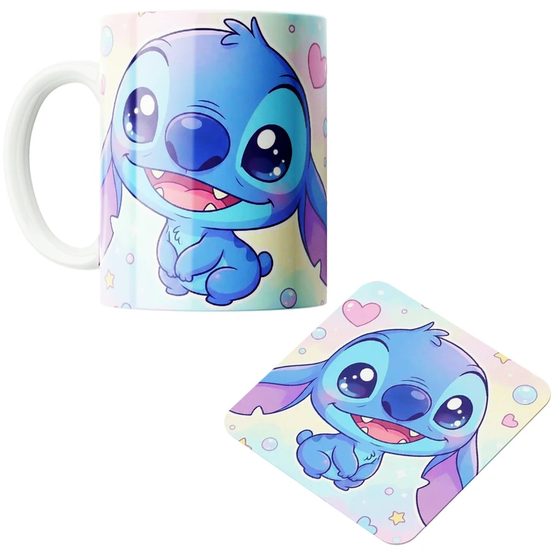 ماگ پاد آفرین مدل فانتزی کد  ۹۵ به همراه زیر لیوانی