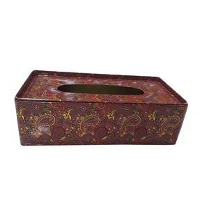 جعبه دستمال کاغذی مدل ترمه